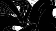 Kawaki uses Daikokuten on Naruto and Hinata as seen in the Boruto manga (Image credit: Shueisha)